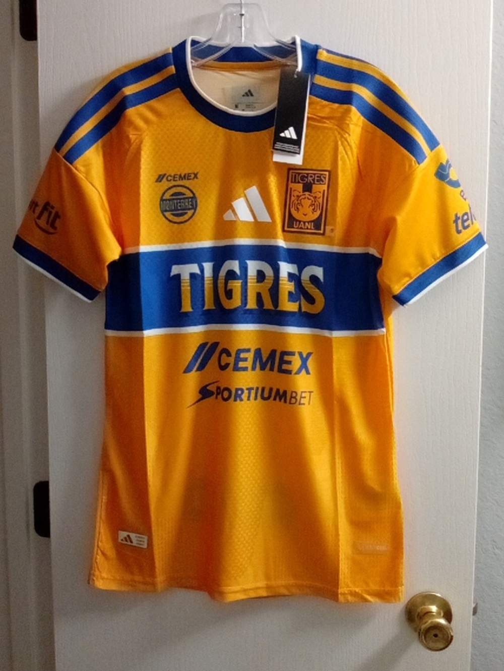 adidas Tigres UANL Home Soccer Jersey - Yellow & Blue